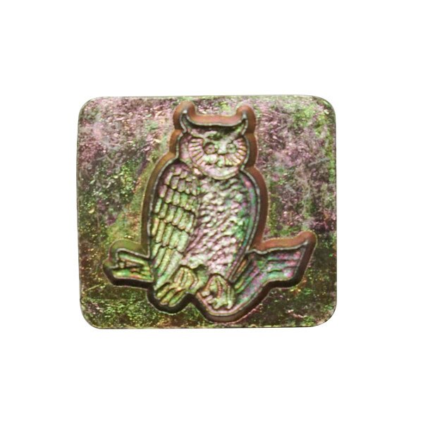 011-007.SLC.02.jpg Horned Owl - 3D Stamp Image