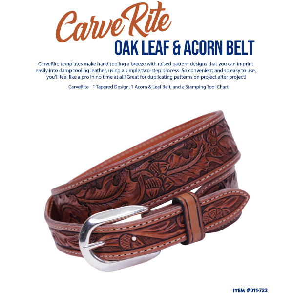 011-723.SLC.01.jpg CarveRite - Oak Leaf & Acorn Belt Image