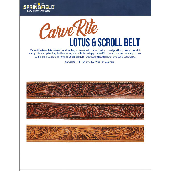 011-7701.SLC.01.jpg SLC CarveRite - Lotus and Scroll Belt Image