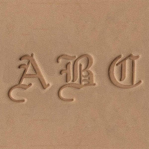 Old English Craftmaster Alphabet Stamp Set