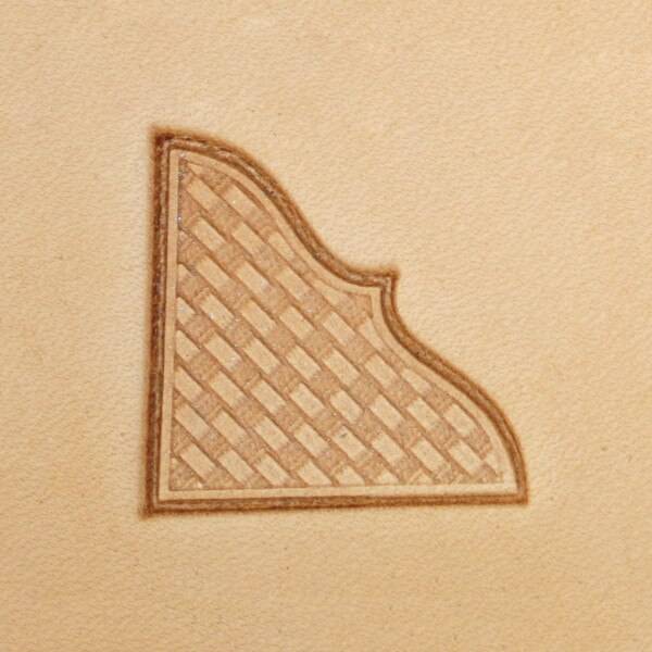 011-853500.SLC.1.jpg Basketweave Corner - 3D Stamp Image