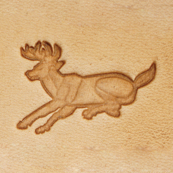 011-8830900.SLC.1.jpg 3D Stamp - Leaping Deer (Left) Image