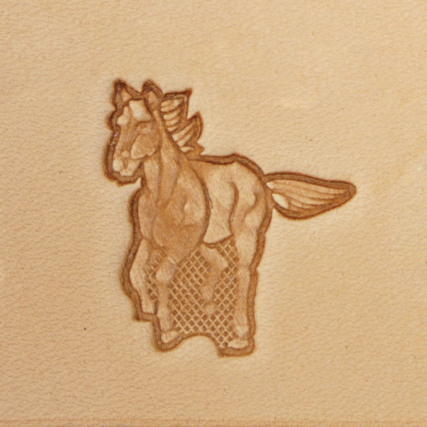 011-8831101.SLC.1.jpg 3D Stamp - Running Horse (Left) Image