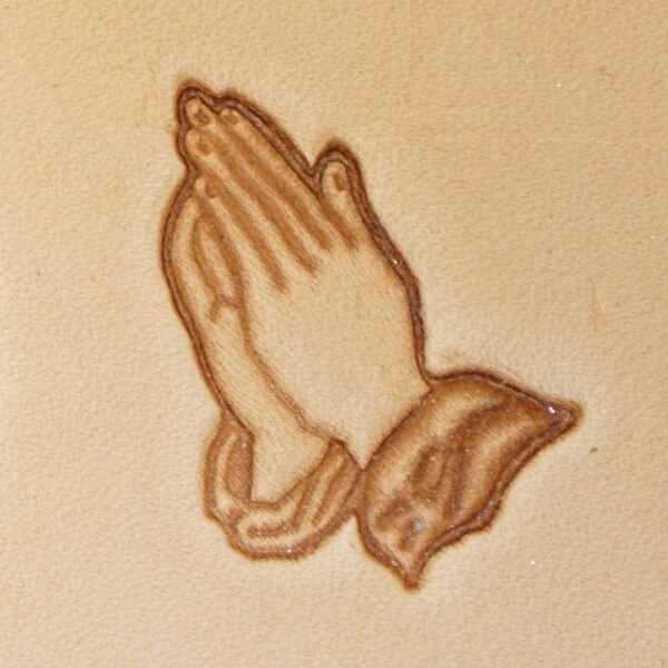 011-8833100.SLC.1.jpg Praying Hands (Left) - 3D Stamp Image