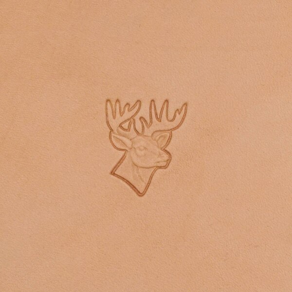 011-8834100.SLC.01.jpg Deer Head (Right) - 3D Stamp Image