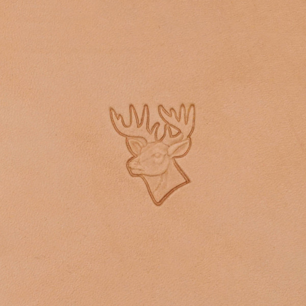 011-8834101.SLC.01.jpg 3D Stamp - Deer Head (Left) Image