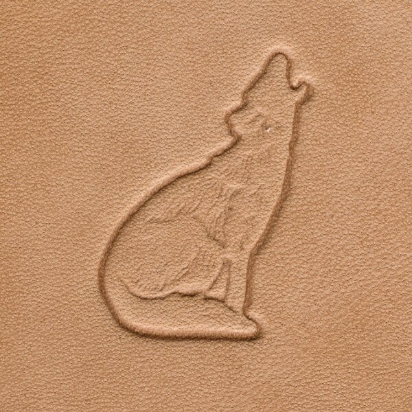 011-8842201.SLC.1.jpg Howling Coyote (Right) - 3D Stamp Image