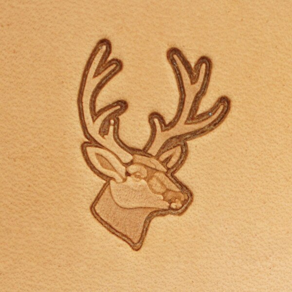 011-8843701.SLC.1.jpg White Tail Deer (Right) - 3D Stamp Image