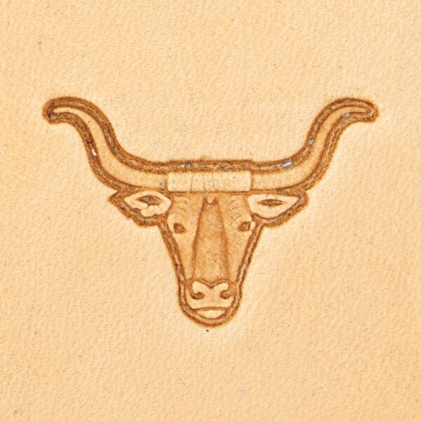 011-8843800.SLC.1.jpg Long Horn Head - 3D Stamp Image