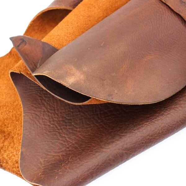 100-0107.SLC.4.jpg Rustic Copper Canyon Oil Tan Pre-Cut 6"x 12" Image