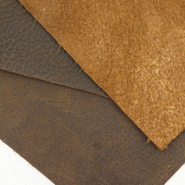 100-051.SLC.3.jpg Kodiak Brown Oil Tan Pre-Cut 6"x 12" Image