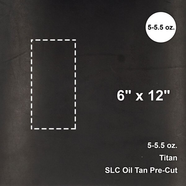 100-079.SLC.1.jpg Titan Black Oil Tan Pre-Cut 6"x 12" Image