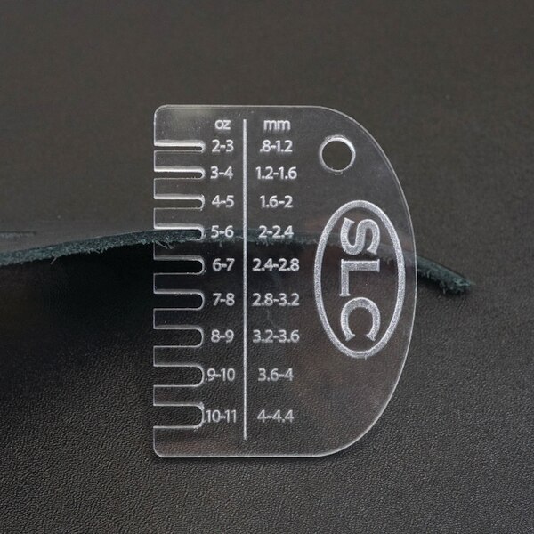 SLC Plastic Leather Gauge | Springfield Leather