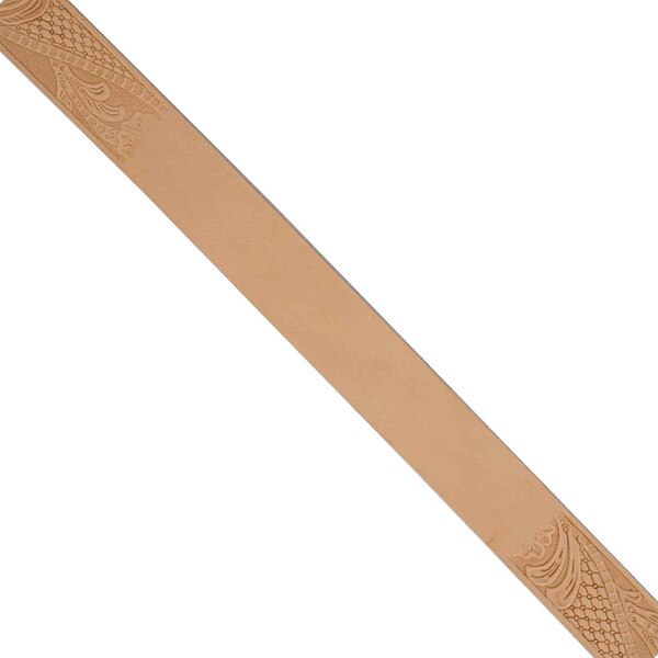 100-456807.SLC.01.jpg 1-1/2" Embossed Floral Name Space Belt Strip Image