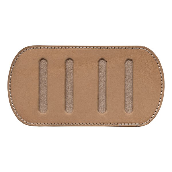 100-48550.SLC.jpg 2" Sewn Natural Shoulder Pad Leather Shape Image