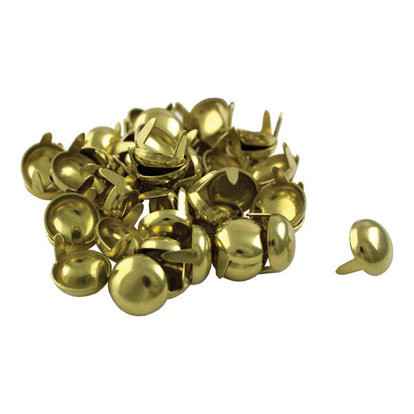 113-133066.SLC.jpg ½" Round Spot 100 pack - Brass Plate Image