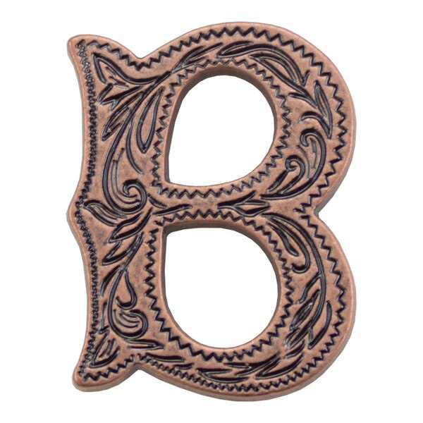 115-133702.SLC.jpg 3/4" (B) Alphabet Letter - Antique Copper Image