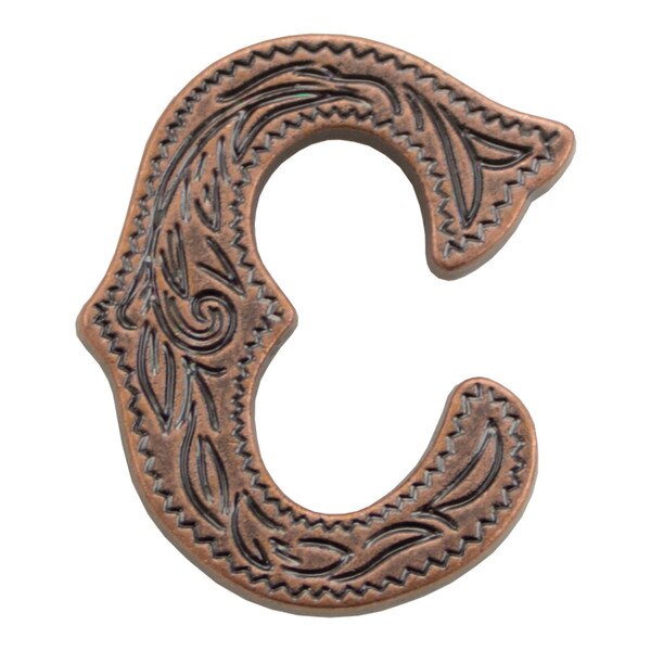 115-133703.SLC.jpg 3/4" (C) Alphabet Letter - Antique Copper Image