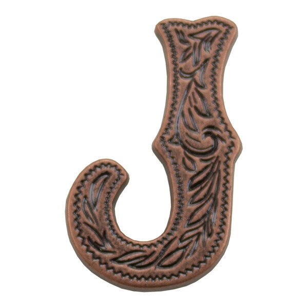 115-133710.SLC.jpg 3/4" (J) Alphabet Letter - Antique Copper Image
