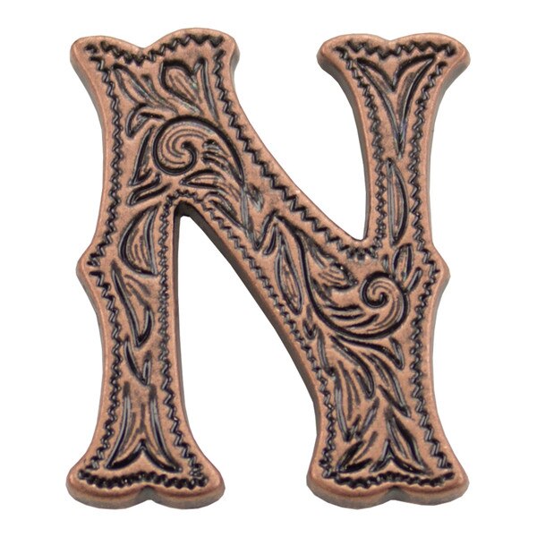 115-133714.SLC.jpg 3/4" (N) Alphabet Letter - Antique Copper Image