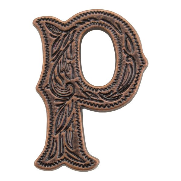 115-133716.SLC.jpg 3/4" (P) Alphabet Letter - Antique Copper Image
