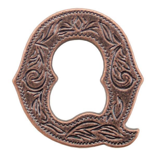 115-133717.SLC.jpg 3/4" (Q) Alphabet Letter - Antique Copper Image