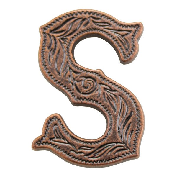 115-133719.SLC.jpg 3/4" (S) Alphabet Letter - Antique Copper Image