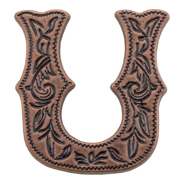 115-133721.SLC.jpg 3/4" (U) Alphabet Letter - Antique Copper Image