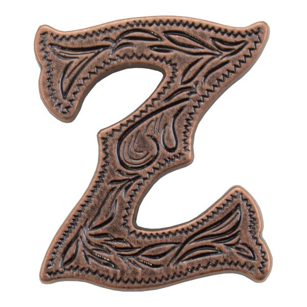 115-133726.SLC.jpg 3/4" (Z) Alphabet Letter - Antique Copper Image