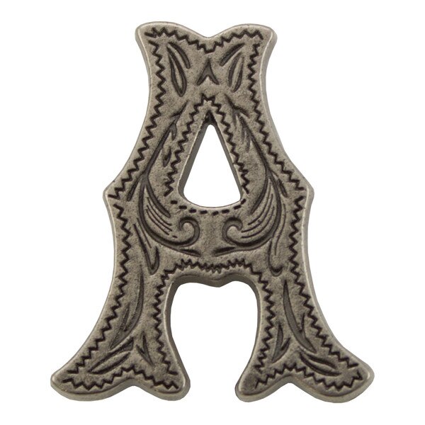 115-133801.SLC.jpg 3/4" (A) Alphabet Letter - Antique Silver Image