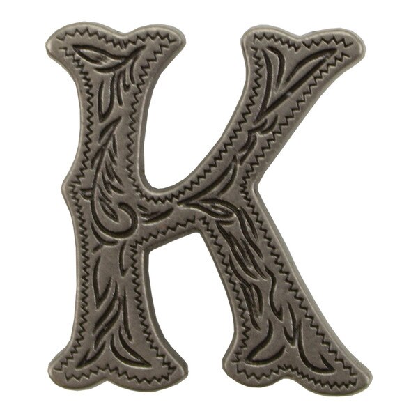 115-133811.SLC.jpg 3/4" (K) Alphabet Letter - Antique Silver Image