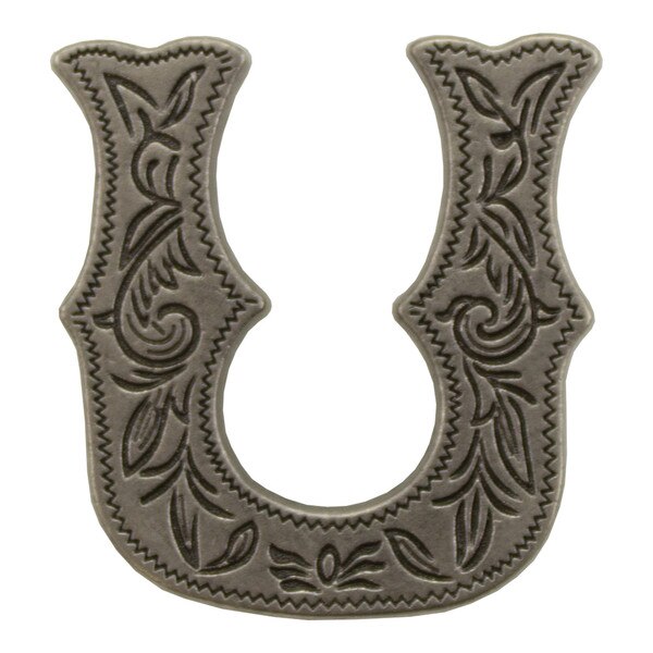 115-133821.SLC.jpg 3/4" (U) Alphabet Letter - Antique Silver Image