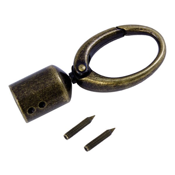 115-21601.SLC.jpg Tassle Cover with Push Gate Antique Brass Image
