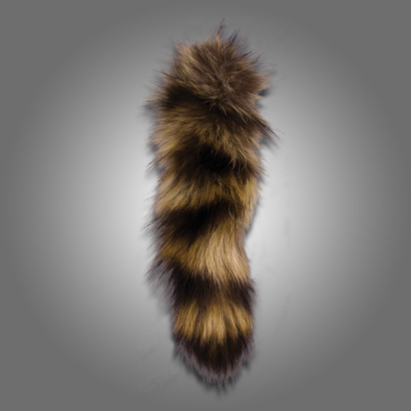 126-13.SLC.jpg Large Raccoon Tail - Natural Image