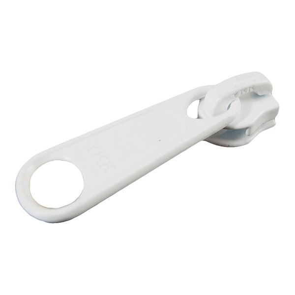 129-135104.SLC.jpg YKK Regular Zipper Pulls - White Image