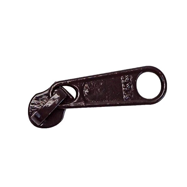 129-135202.SLC.01.jpg YKK Narrow Zipper Pulls - Brown Image