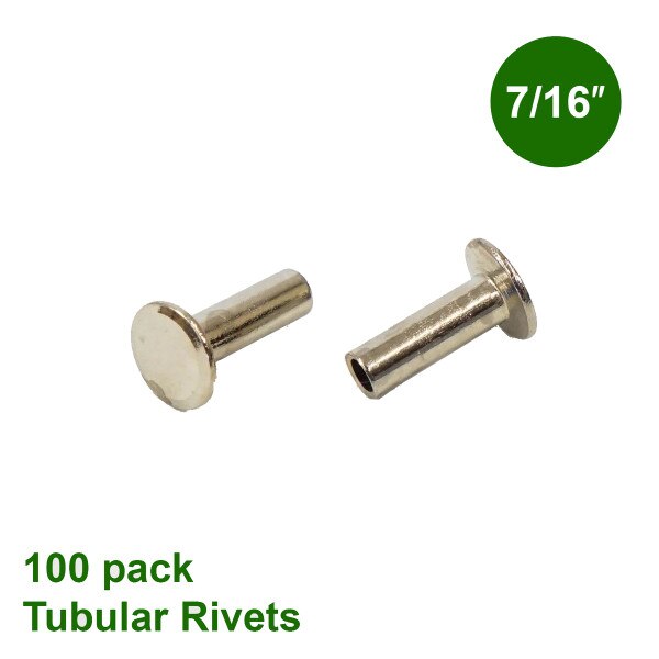 131-129471.SLC.1.jpg 7/16" Tubular Rivets - Nickel Plate 100 pk Image