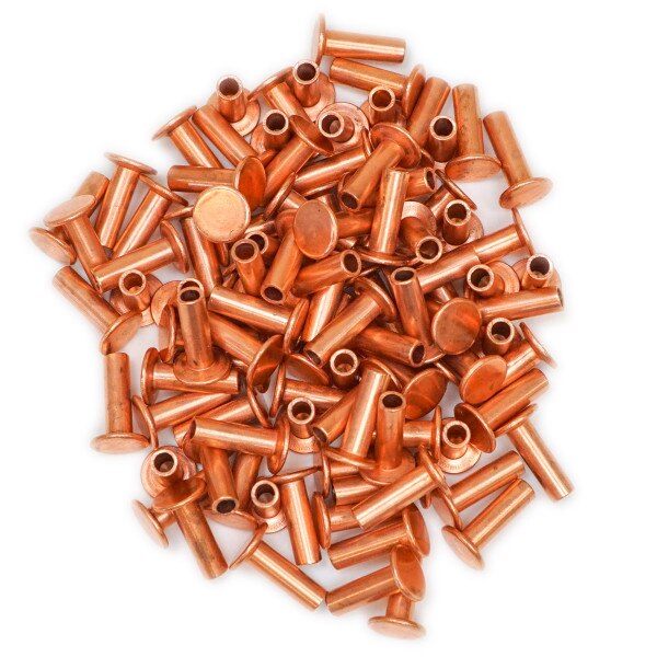 131-129491.SLC.1.jpg Weaver Leather 7/16" Tubular Rivets - Copper 100pk Image