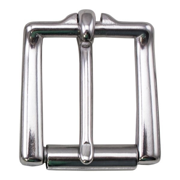 131-142100.SLC.jpg 1" Heavy Duty Wave Roller Buckle - Stainless Steel Image