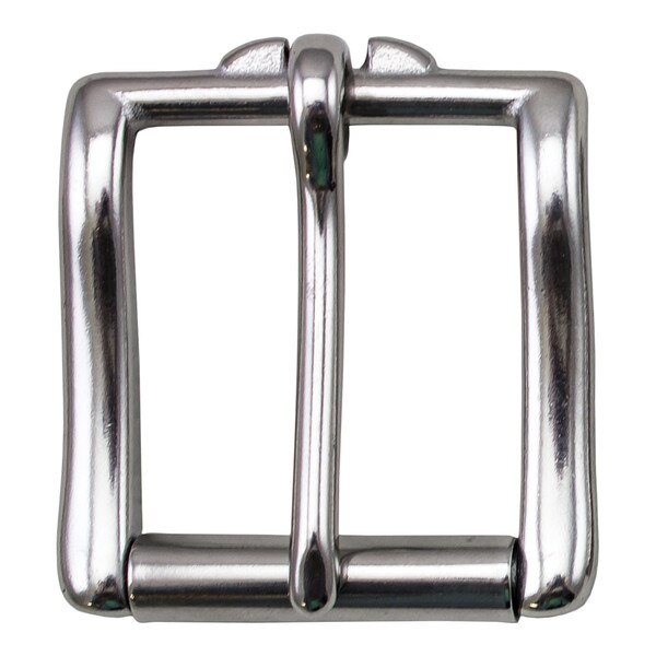 131-142300.SLC.1.jpg 1 1/2" Heavy Duty Wave Roller Buckle - Stainless Steel Image