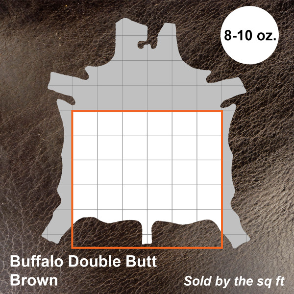 133-425502.SLC.1.jpg Finished Buffalo Double Butts - Brown Image