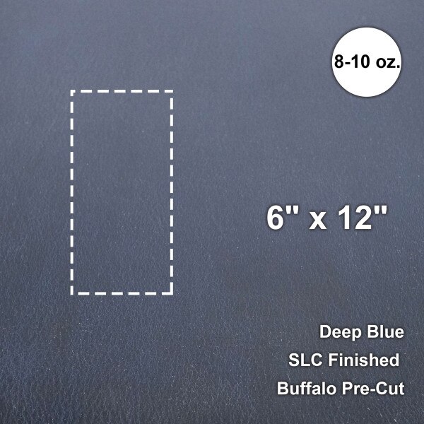 133-8400.SLC.1.jpg Finished Buffalo Pre-Cut 6"x12" - Deep Blue Image