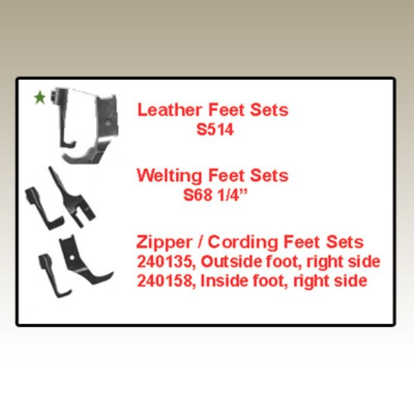 137-26.SLC.jpg Leather Presser Foot Set Image