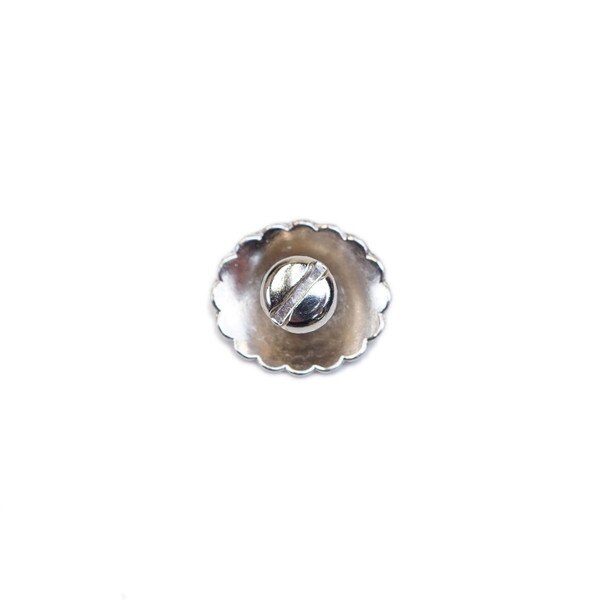 141-0012.SLC.2.jpg Mini Oval Concho - Nickel Plated Image