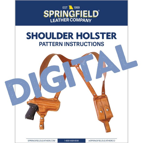 Shoulder Holster Pattern Digital Springfield Leather