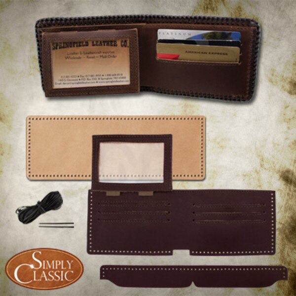 144-4013242.SLC.jpg Kit Wallet SC Maverick Bifold Buffalo Brown Image