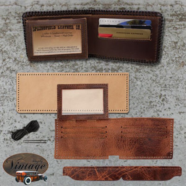 144-4013253.SLC.jpg Kit Wallet SV Maverick Bifold Buffalo Tan Image