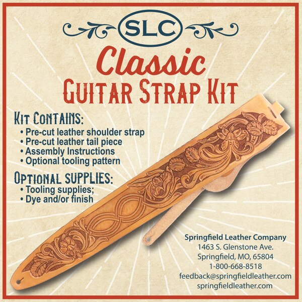 144-4442200.SLC.1.jpg SLC Classic Guitar Strap Kit Image