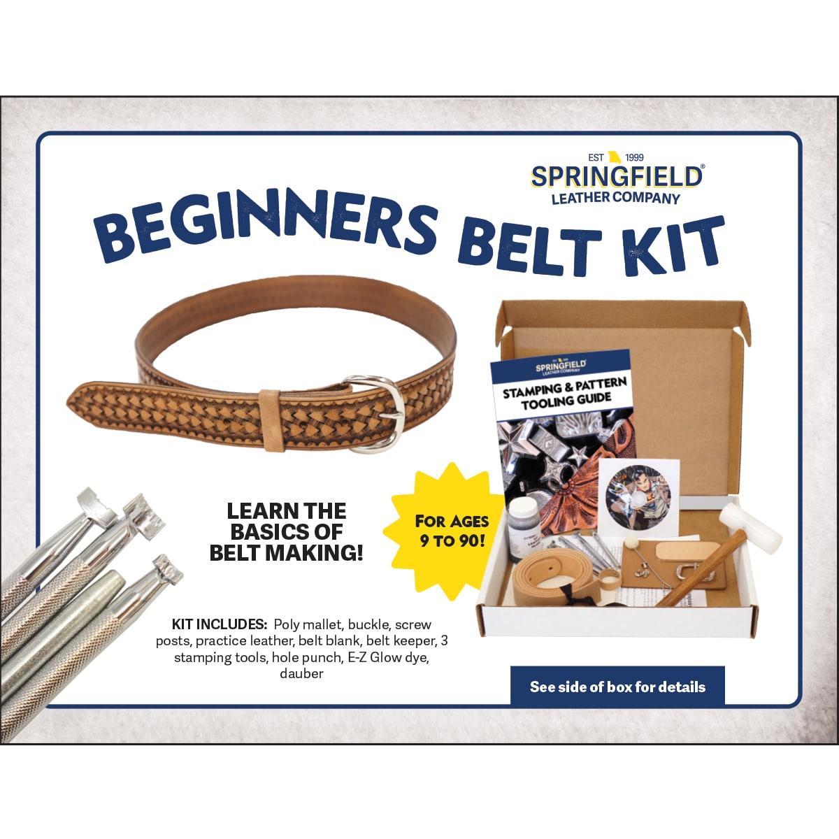 Leather cheap belt kits