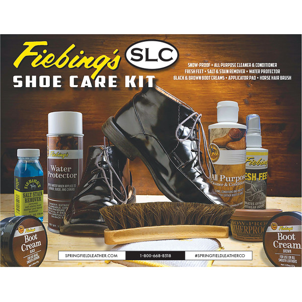 144-915000.SLC.1.jpg Fiebings Shoe Care Kit Image